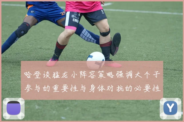 哈登谈猛龙小阵容策略强调大个子参与的重要性与身体对抗的必要性
